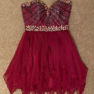 Gorgeous Sherri Hill Strapless Beaded Dress